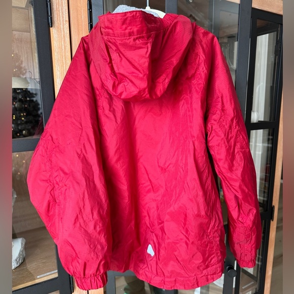 Vintage L.L. Bean boys windbreaker jacket fleece lined hoodie waterproof pockets - Picture 7 of 8